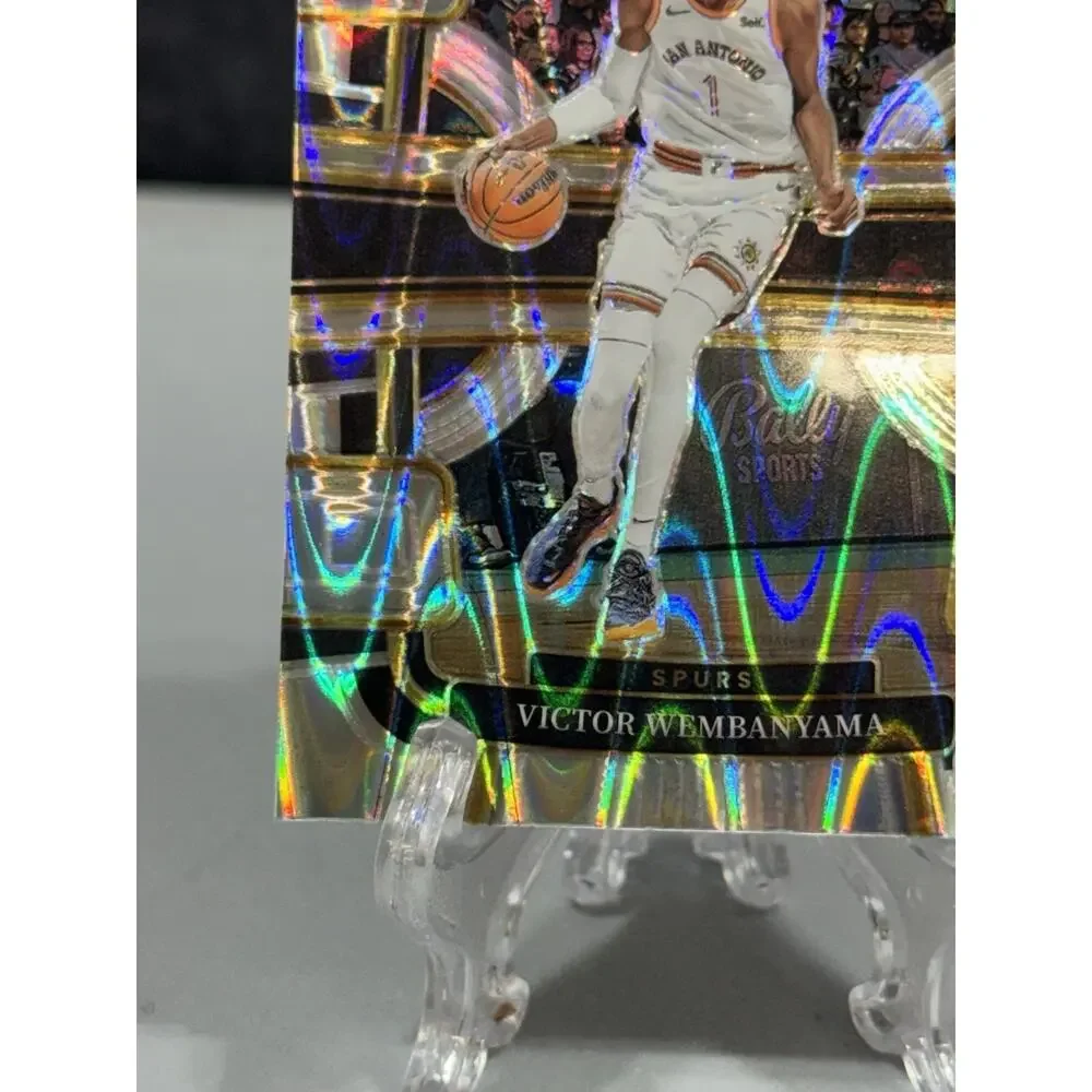 Victor Wembanyama 2023 Panini Select #87 Tectonic Prizm Rookie RC Concourse